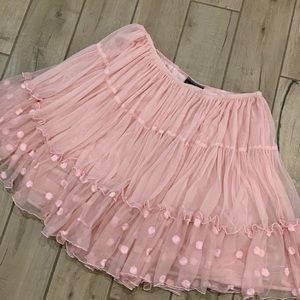Lane Bryant pink tulle skirt
